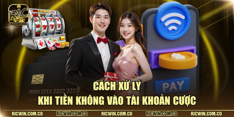 Cách xử lý khi tiền không vào tài khoản cược