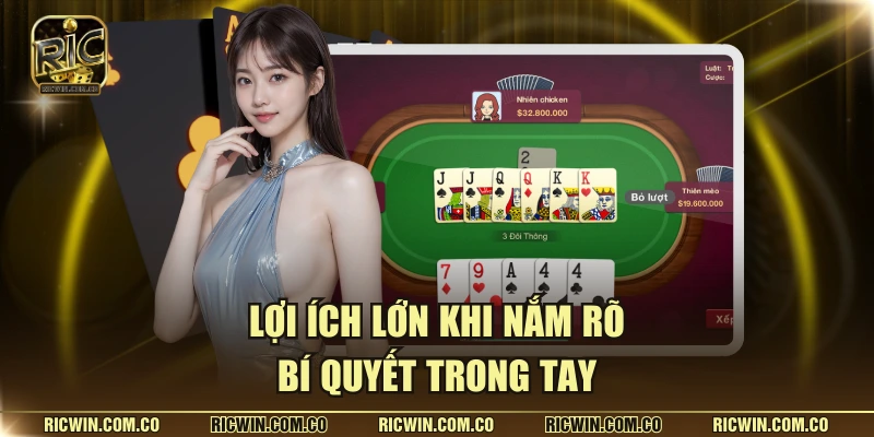 Lợi ích lớn khi nắm rõ bí quyết trong tay