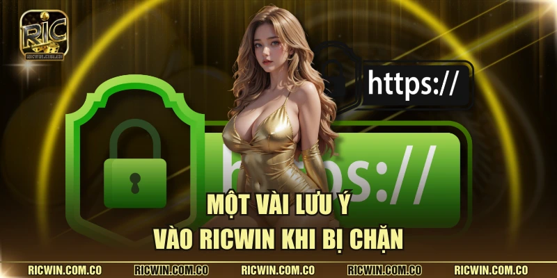 Một vài lưu ý vào RICWIN khi bị chặn