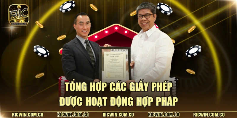 Tổng hợp các giấy phép được hoạt động hợp pháp